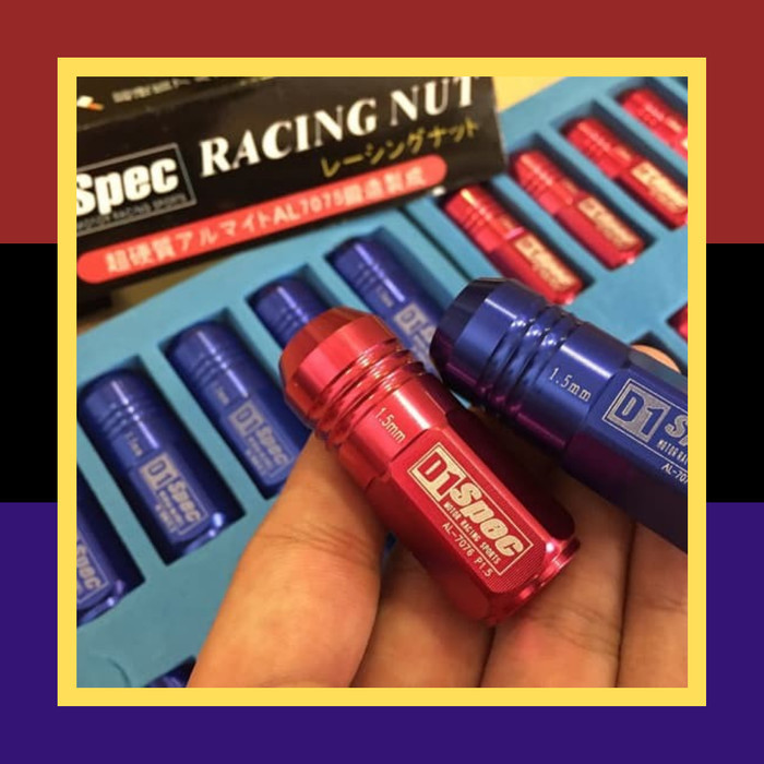 ✅Baru Baut Roda Lugnut Racing Aksesoris Sparepart Mobil Honda Toyota Mazda Diskon
