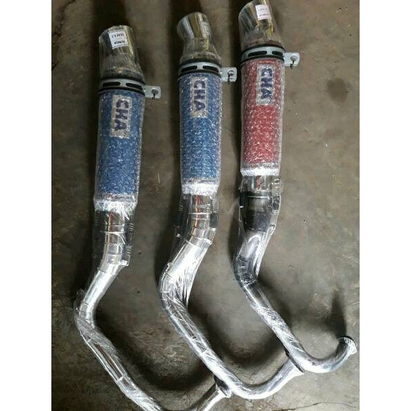 ✅New Ori Knalpot Racing Merk Cha Untuk Yamaha Mio Sporty Mio Smeal Terbatas