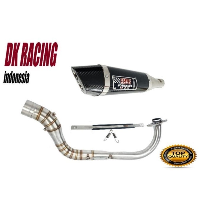 ✅New Ori Knalpot Racing Honda Vario 125 Yoshimura R11 Fullsystem Carbon Diskon