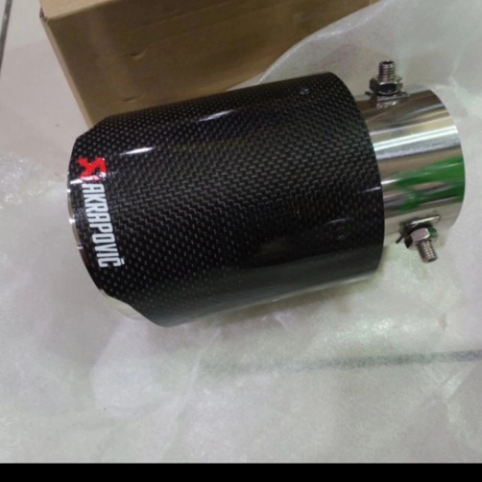 ✅New Ori Knalpot Carbon Akrapovic Mobil Universal Terbaru