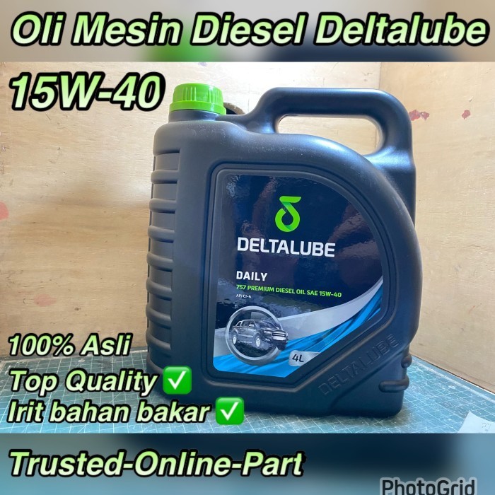 ✅COD Oli Mesin Diesel Deltalube 15W-40 Terbatas