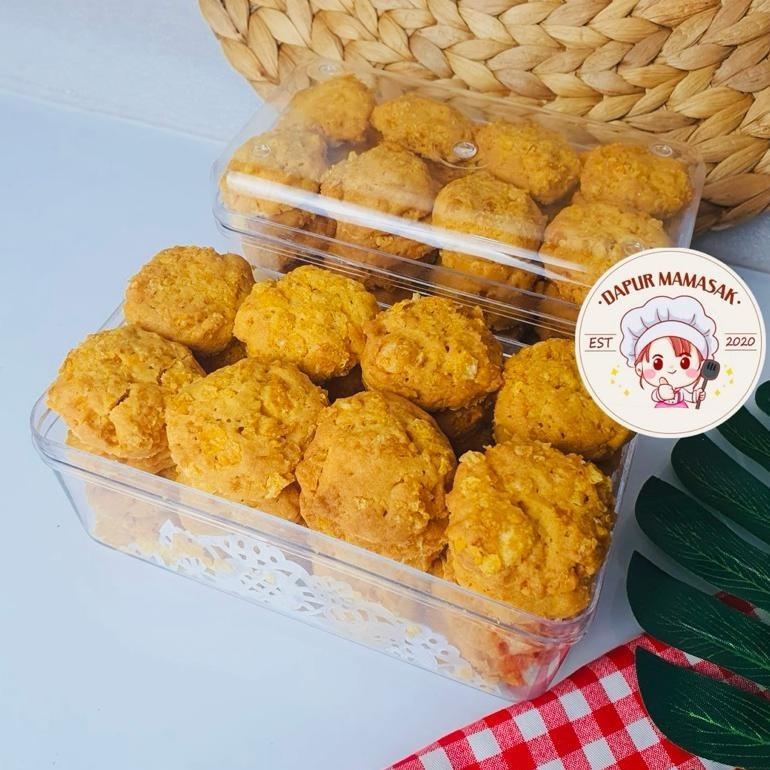 

TRE DM - Cornflakes Cookies Premium / Kue Kering Enak / Kue Natal / Camilan Enak / Kue Idul Fitri / Kue Lebaran / Kue Imlek / Kue Sincia / Kue Original / Cookies Original TERLARIS