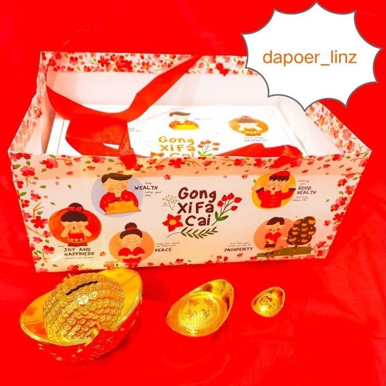 

TRE box imlek / box CNY / box kue kering cookies CNY / hampers imlek / imlek / CNY TERLARIS
