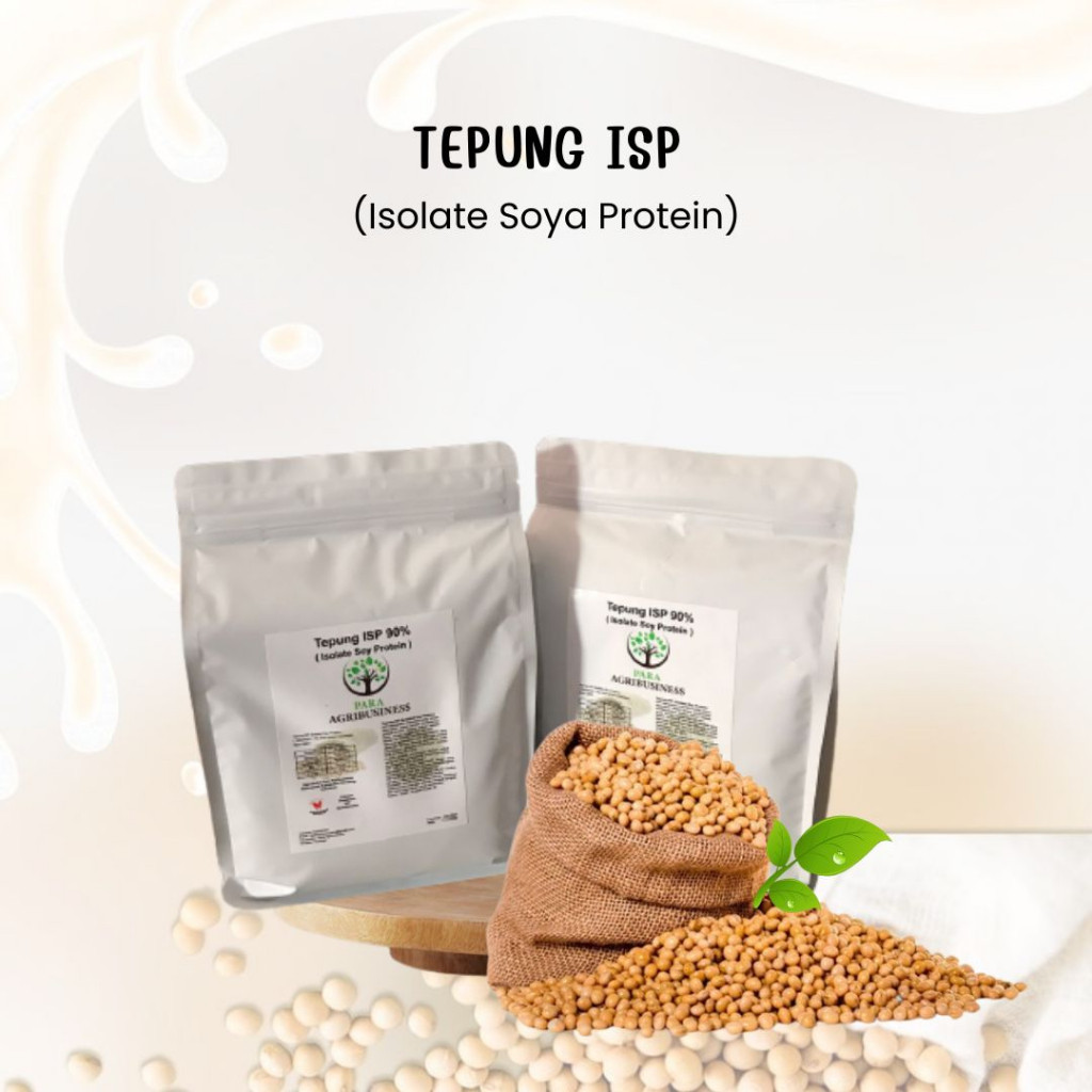 

Tepung Isp / Isolate Soy Protein / Tepung Kedelai Protein 90% Food Grade A 1Kg