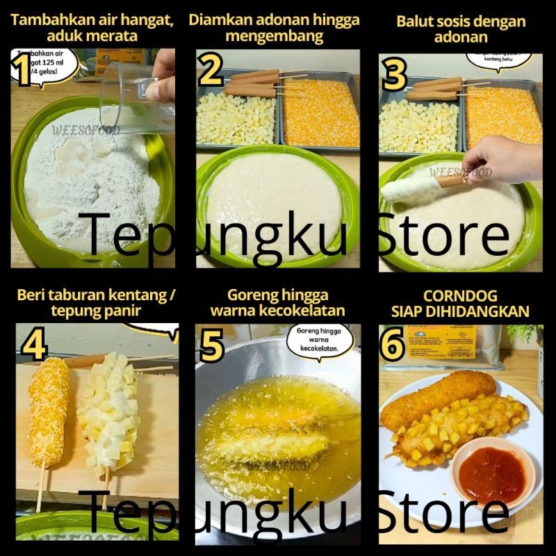 

Tepung Corndog & Hotang 1 Kg
