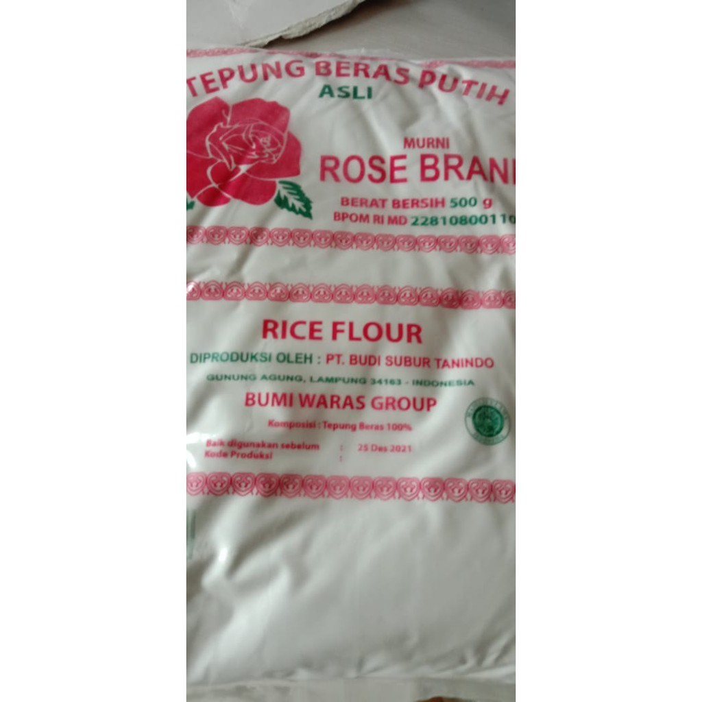 

Tepung Beras Rose Brand 500Gr