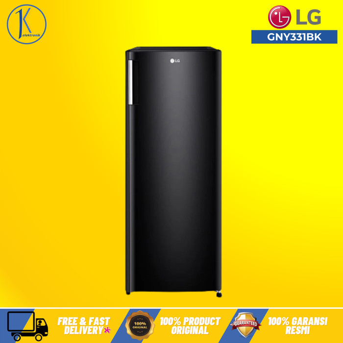 [Baru] Lg Gny331Bk Kulkas 1 Pintu 195 Gn-Y331Bk Limited