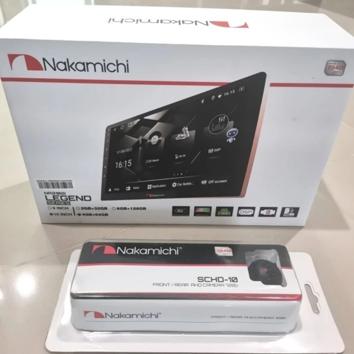 [Baru] Head Unit Android Nakamichi 6Gb Rom 128Gb Legend 9Inch Terbaru