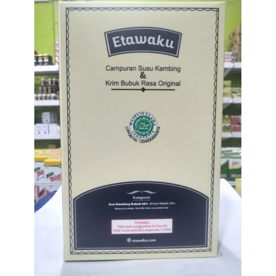 

TERBAIK ETAWAKU PLATINUM SUSU KAMBING DAN KRIM BUBUK RASA ORIGINAL ISI 200GRAM