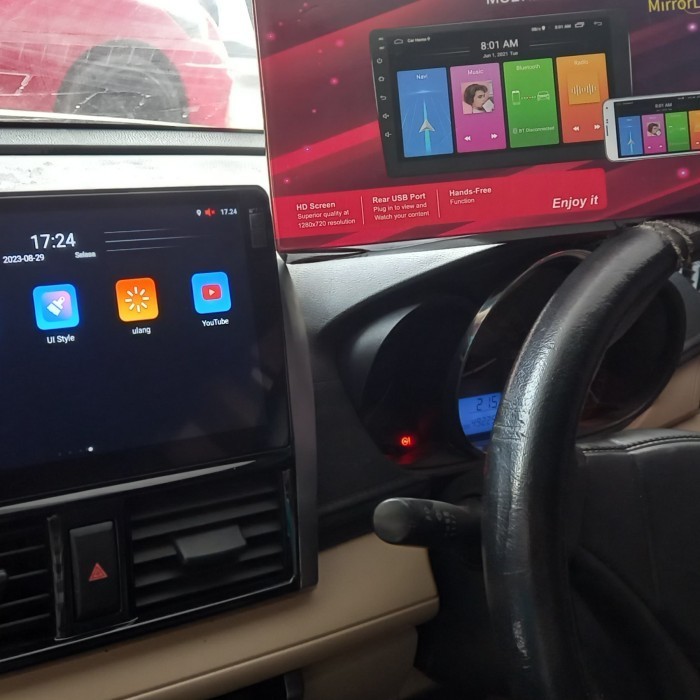 [Baru] Vios Gen 3 Pasang Head Unit Android Dhd Layar 10In Berkualitas