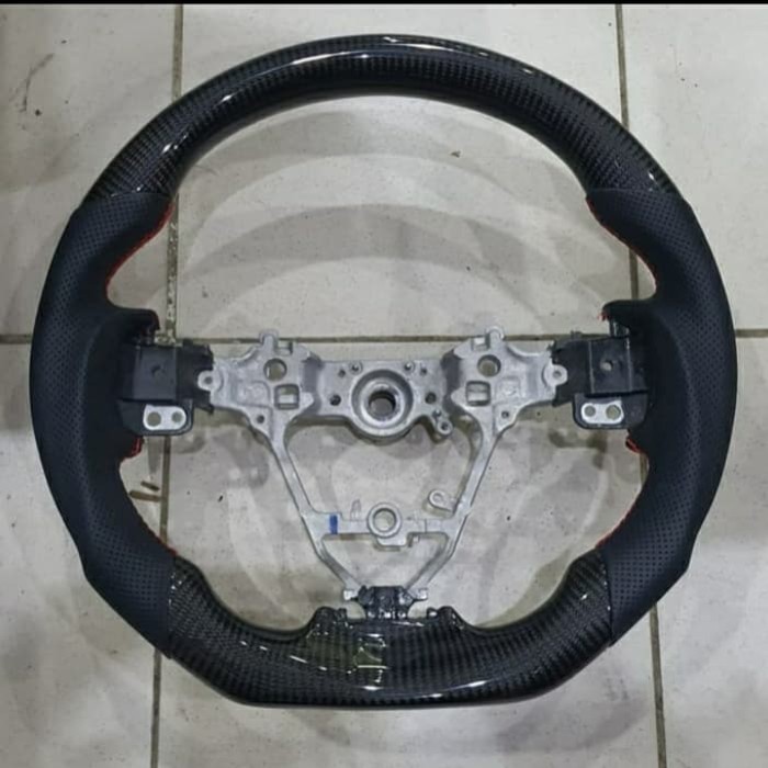 [Baru] Stir Carbon Yaris Carbon Kevlar Kulit Asli Limited