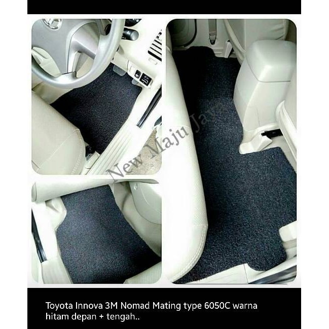 [Baru] Karpet Mobil 3M Nomad 6050 - 2 Baris Yaris 2010-2014 Berkualitas