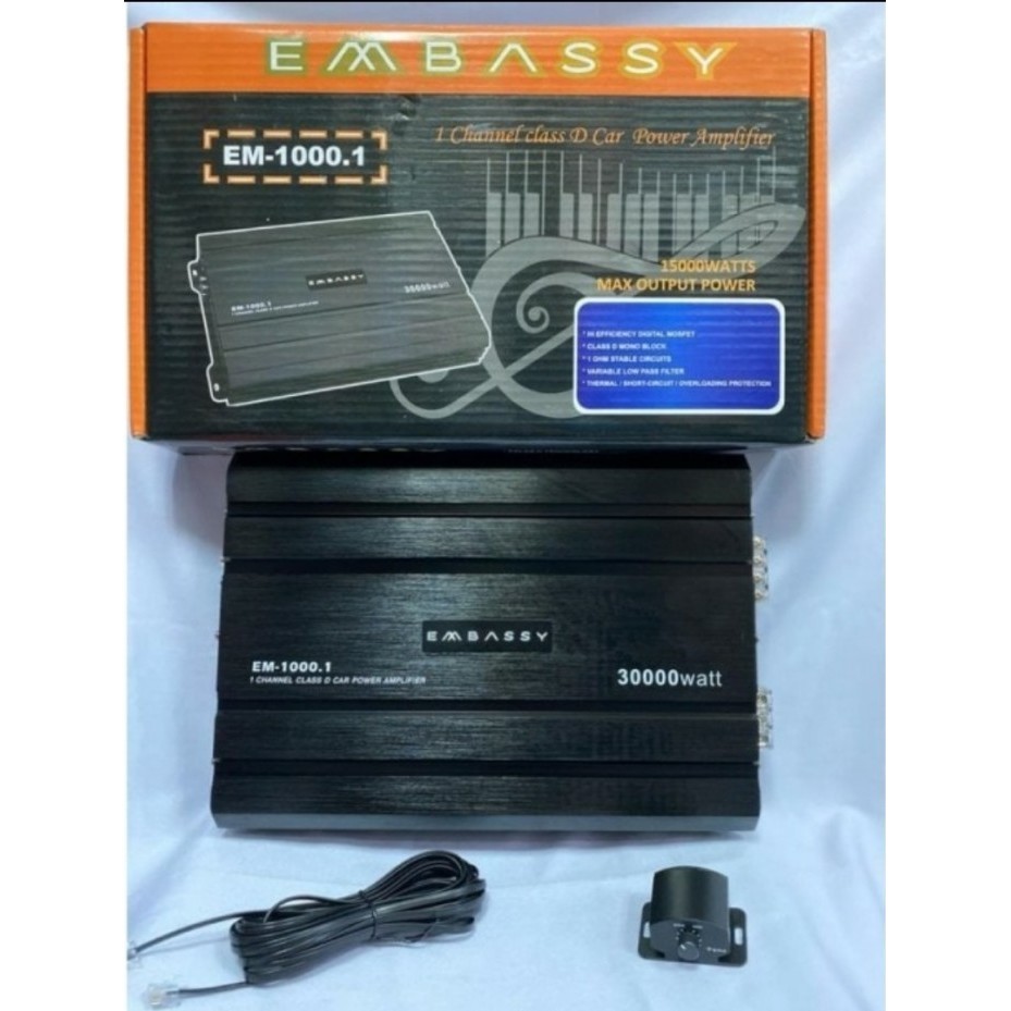 [Baru] Power Monoblok Khusus Mobil Embassy Em 1000.1 Power Terbaru
