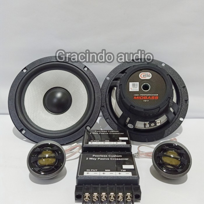 [Baru] Speaker Split 2Way 6.5Inch Peerless Tc5 Terbaru