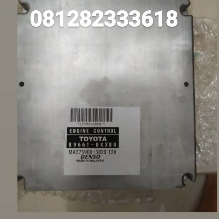 [New] Ecu /Komputer Toyota Hilux Diesel 89661-Okx80 Orginal Terbaru