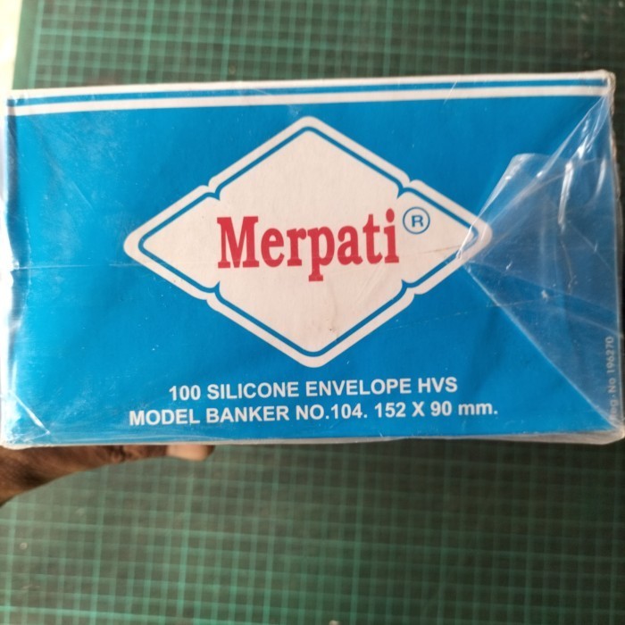 

Amplop Putih/Amplop Duit No.104 152 X 99Mm Isi 100 Merek Merpati