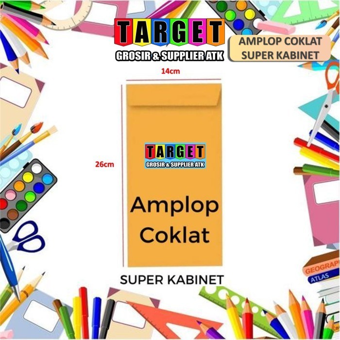 

Amplop Super /Amplop Cokelat Kertas Samsonisi 100 Pcs