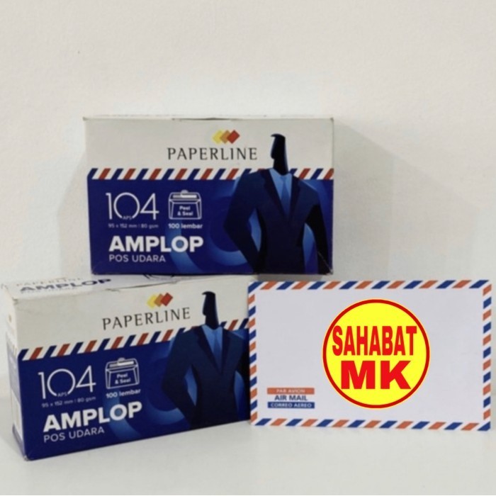 

Amplop Paperline Bergaris Putih / 1 Isi 100 Lembar