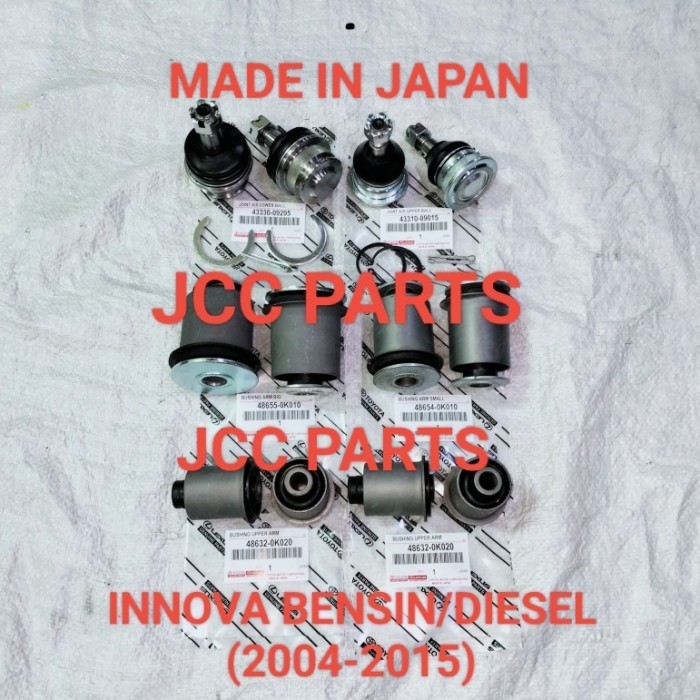 [Original] Paket Hemat Innova Ball Joint Atas Bawah Bushing Arm Atas Bawah Innova Terbaru