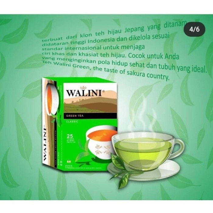 

Teh Walini Hijau Kemasan Amplop Teh Diet