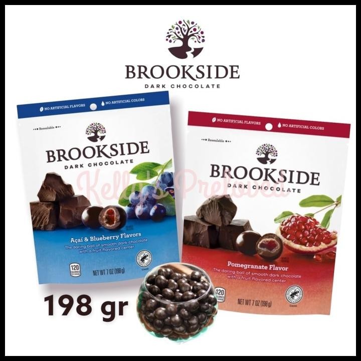 

Brookside Dark Chocolate 198 Gram | Fruit Flavored Coklat | Usa