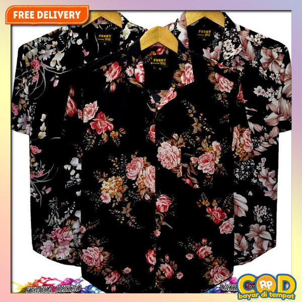 Branded Kwmeja Cowok Lebaran 2024 Remaja Keren Hem Murah Motif Kekinian Quality Premium Original Bj 