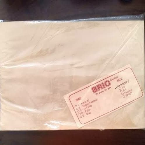 

Amplop Super E Merk Brio