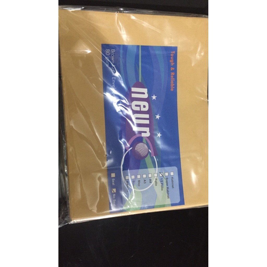 

Amplop 1/2 Folio 80G
