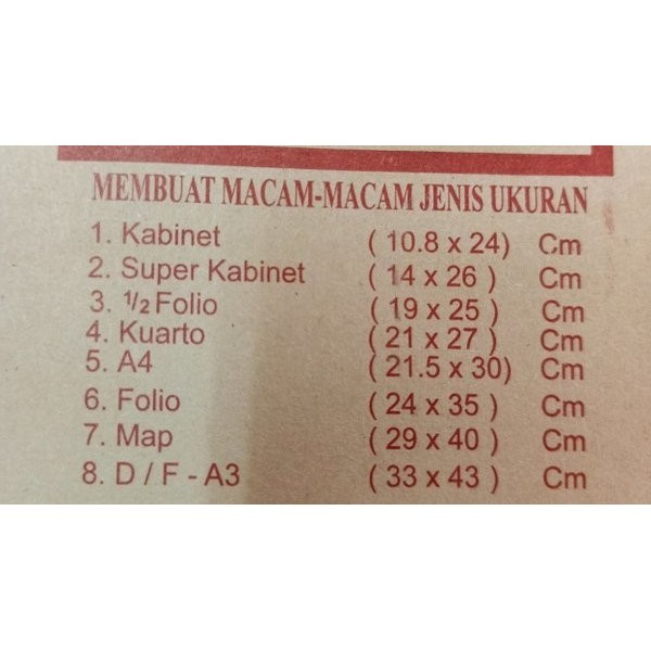 

Amplop Ukuran A3