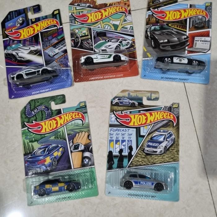 HOTWHEELS HOT WHEELS POLICE SERIES SERI POLISI SET BUKAN MACTHBOX R34