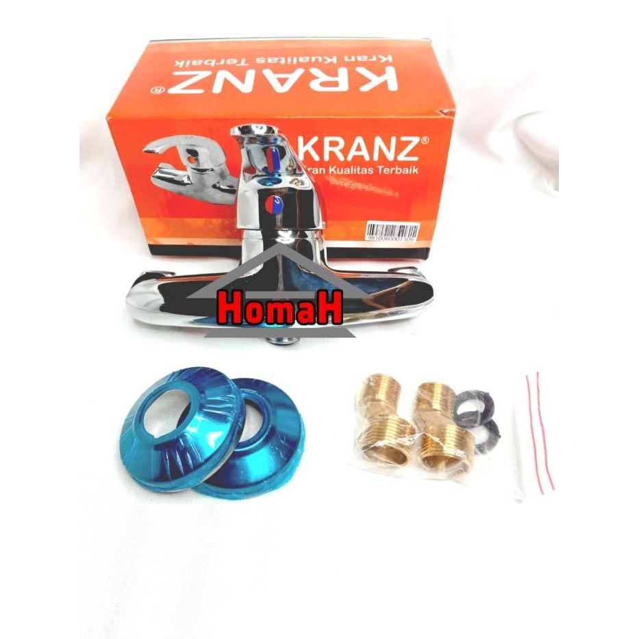 ✨COD Kranz Km 04 Keran Air Panas Dingin Lengkap Dengan Sambungan Kuningan Berkualitas