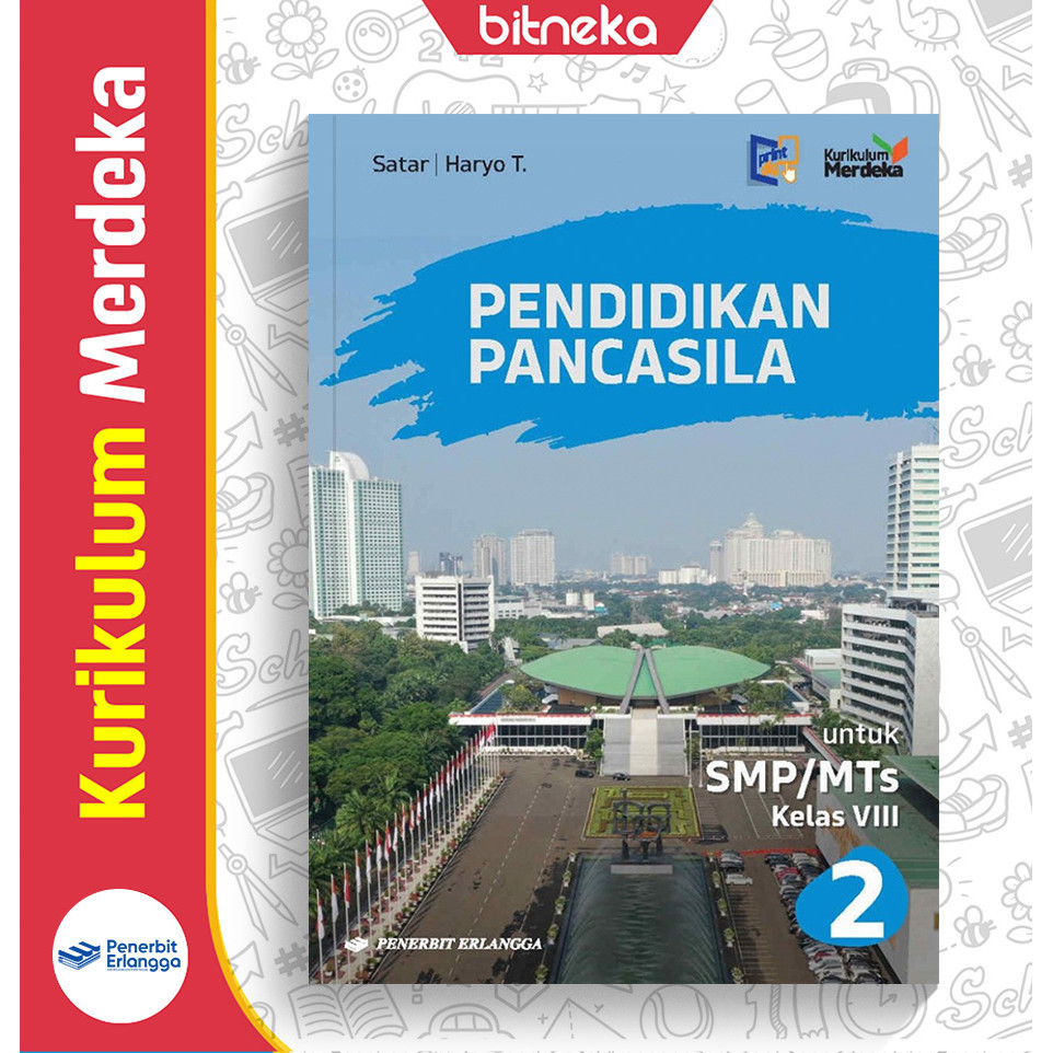 Buku PPKn Jilid 2 SMP/MTs Kelas 8 - Satar-Haryo T. K-Merdeka Erlangga