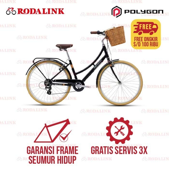Terbaru Polygon Sepeda Wanita Oosten 26 - City Bike Promo Terlaris
