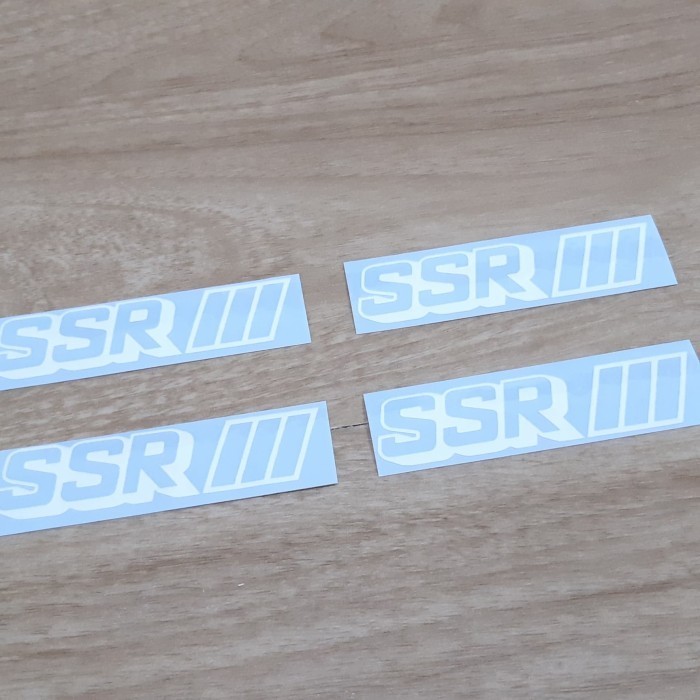 Stiker untuk velg SSR SP1 monochrome satu warna