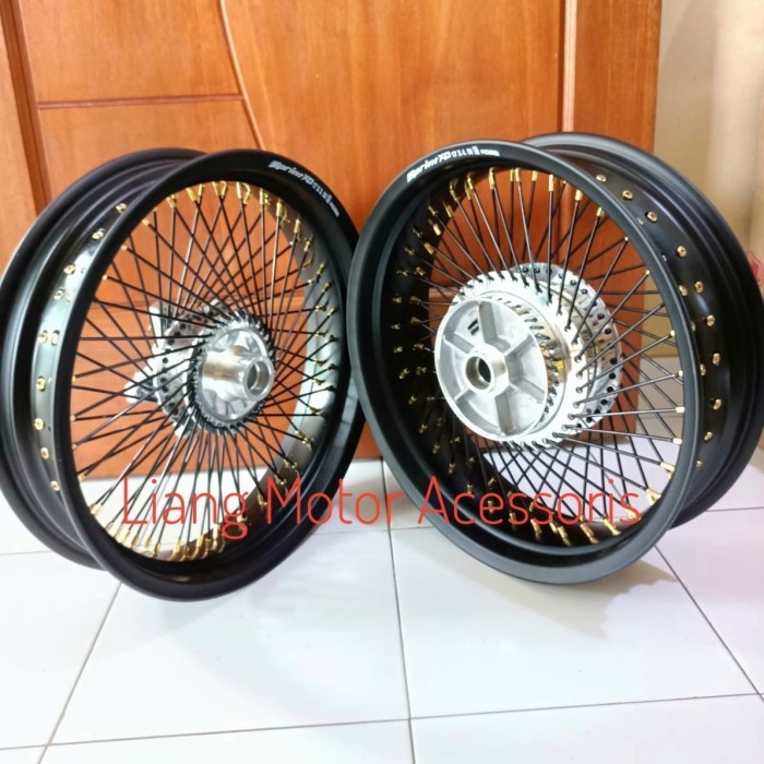 Sepaket Velg Tromol Set Jari2 Seribu - Vixion R 155 R15V3 XSR 155 MT15