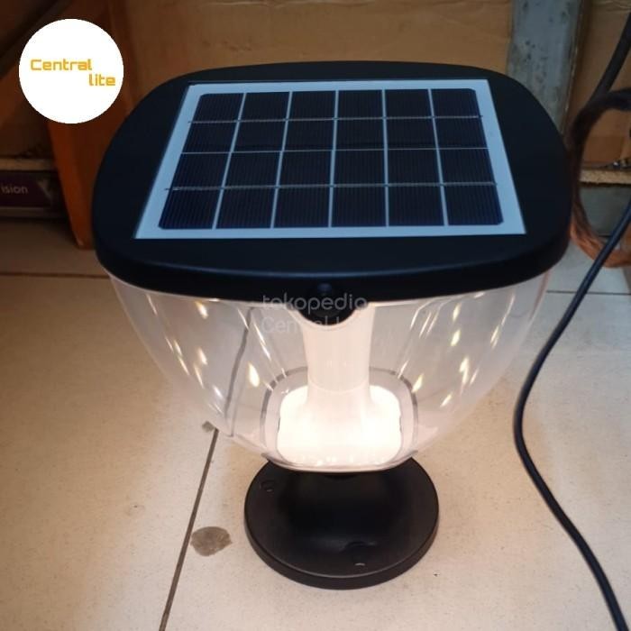LAMPU HIAS PILAR DINDING SOLAR CELL LAMPU PAGAR TENAGA SURYA OUTDOOR
