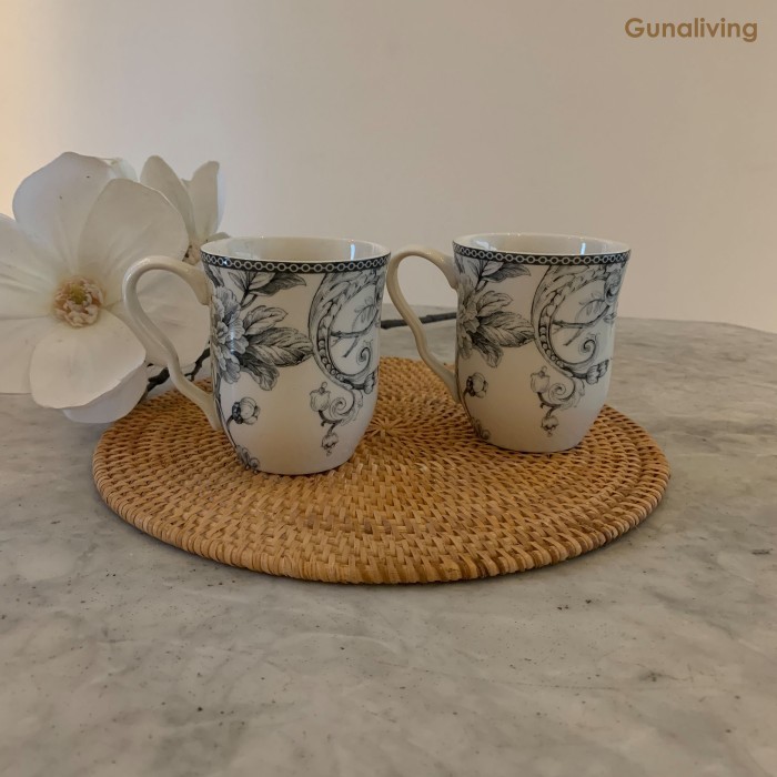 Set Gelas Mug Sango Adelaide Grey isi (2)