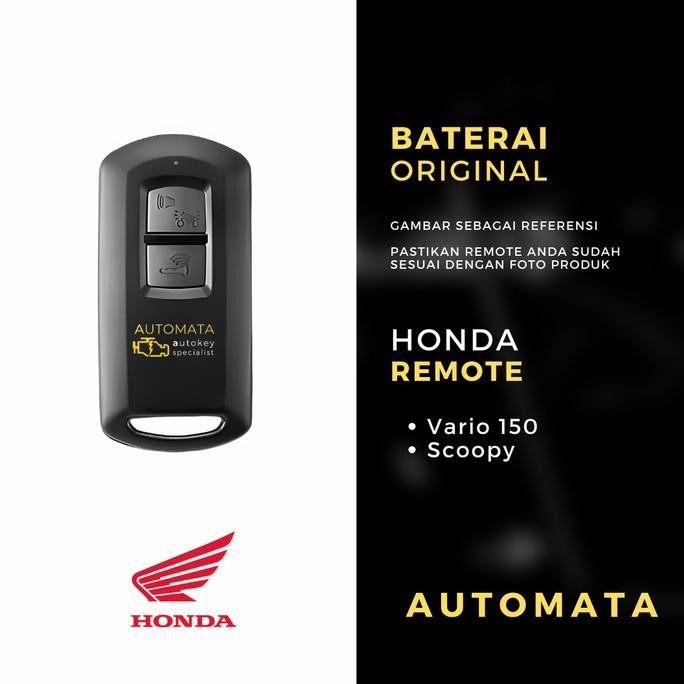 Baterai Remote Keyless Smartkey Kunci Honda Vario 150 Ori Panasonic
