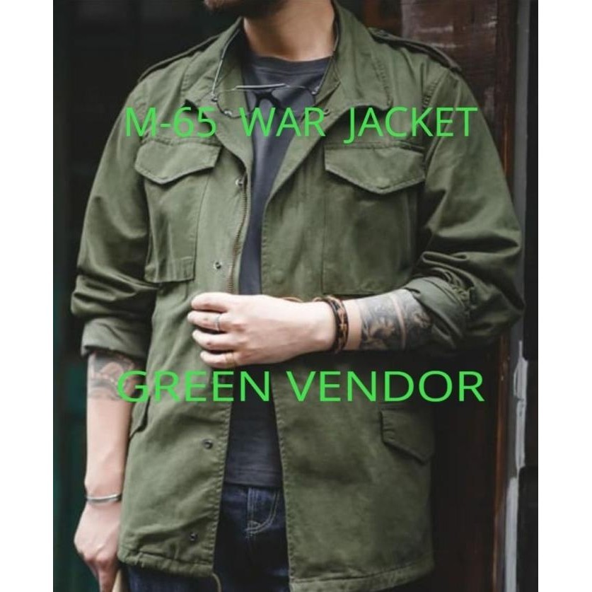 TERLARIS- M65 MILITARY JACKET-JAKET PARKA ARMY M65-MILITARY WAR JACKET -M SD 8XL