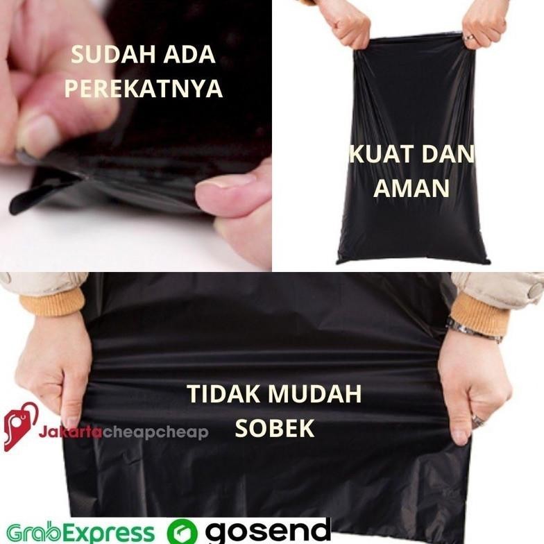 

TIO JCP01 Plastik Packing Polymailer 28x42 Hitam Amplop Packing Online Termurah TERLARIS