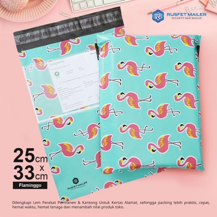 

TIO AMPLOP PLASTIK POLYMAILER FLAMINGO - 4 VARIASI (ADA KANTONG ALAMAT) TERLARIS