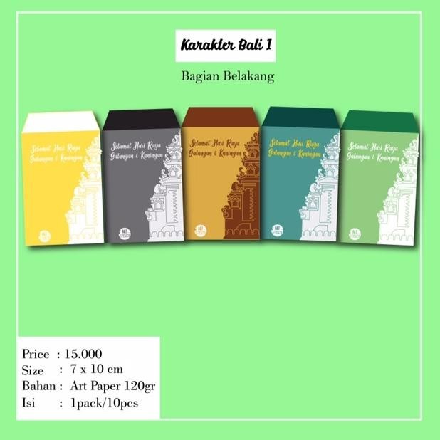 

TIO AMPLOP GALUNGAN KUNINGAN (Karakter Bali) TERLARIS