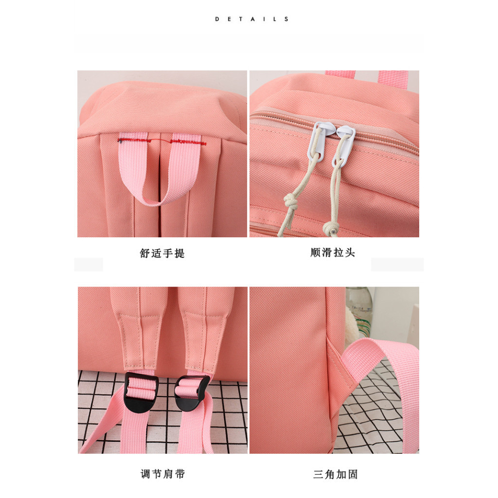 [BEAUTY LR COLLECTION] 2005 tas 5 in 1 tas ransel wanita import fashion tas backpack terkiniian dan