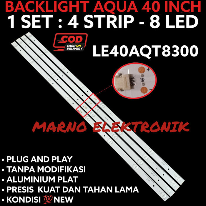 Backlight Aqua 40 Inch Le40Aqt8300 Le 40Aqt8300 Le-40Aqt8300 Original Best