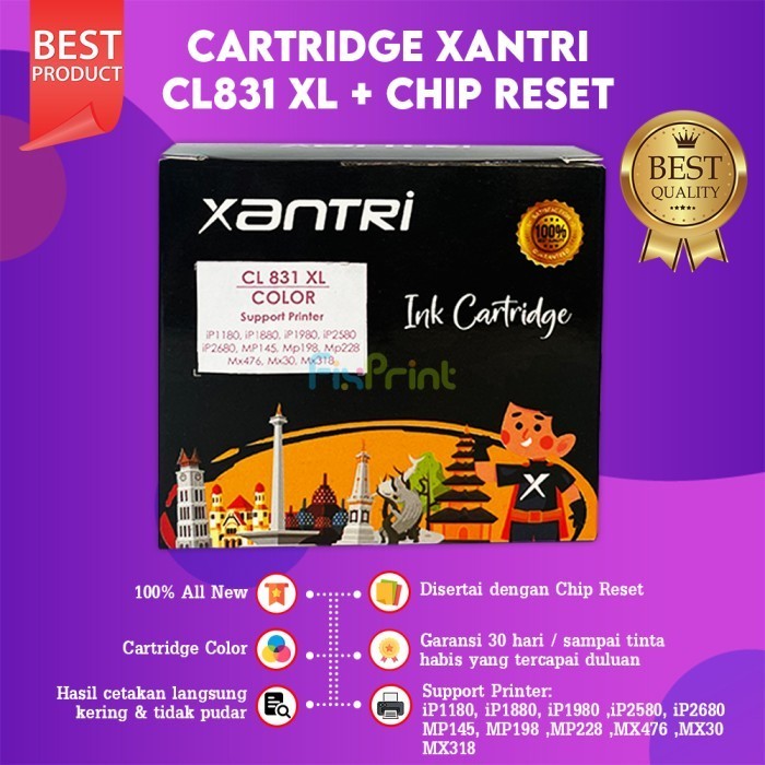 Cartridge Cl831 Xl Color Mp198 Mp228 Mx476 Mx30 Mx318 Best