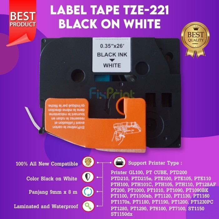 

Label Tape Tze231 631 Casette 9 12 18 24 36 Mm Black On Yellow White Best
