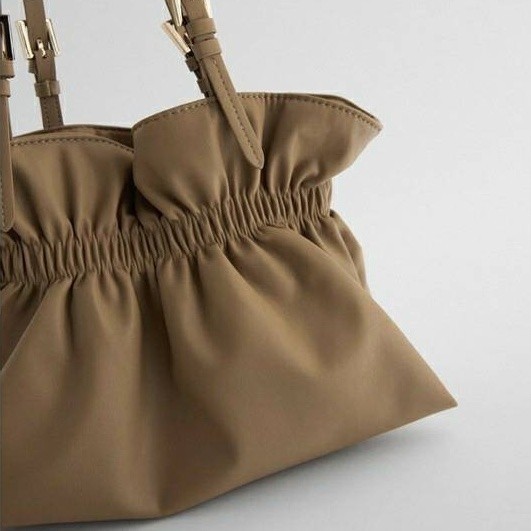 [BEAUTY LR COLLECTION] Tas Selempang Zara Serut / Zara Bucket Bag With Gathering / Tas Serut Wanita