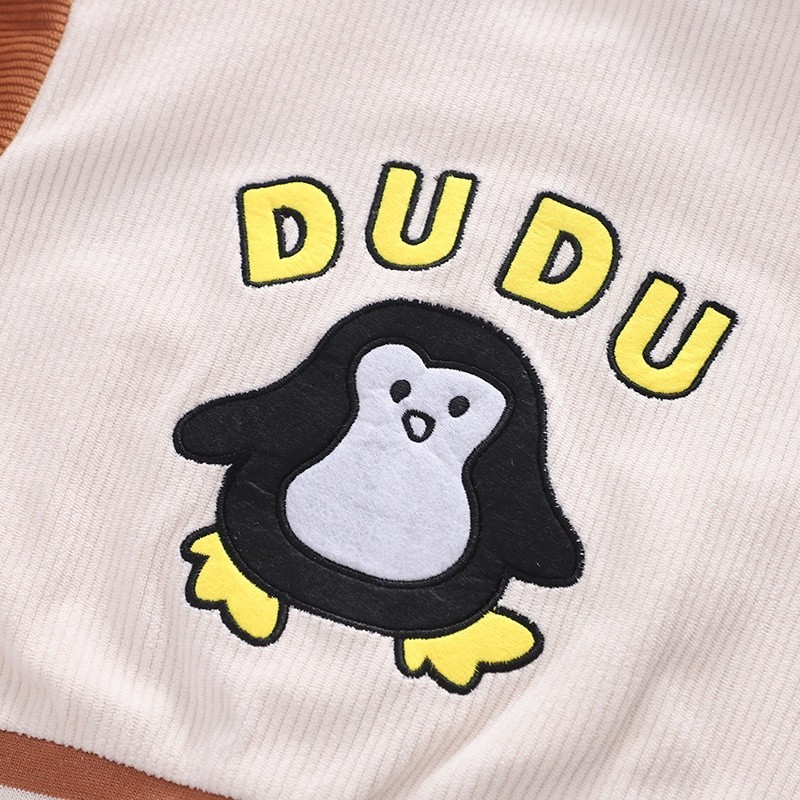 [GET IT QUICKLY] BbBggs Jaket Anak Laki Laki Import Premium Jaket Anak Balita Motif Penguin Jaket