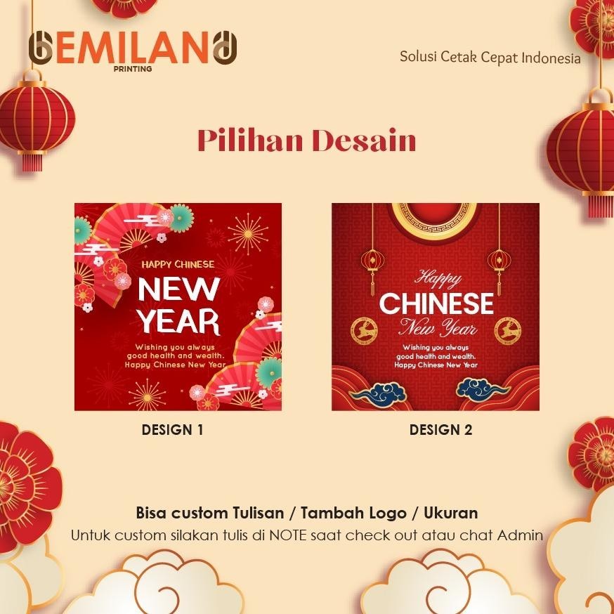 

TRY Sticker Kotak Spesial IMLEK / Chinese New Year Hampers/Stiker Segel Box/Packaging/Toples Makanan/Label Pengiriman TERLARIS