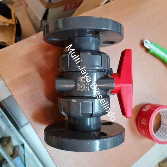 ✨New Ori Ball Valve True Union Flange Jis 10K 1 Inch / Ball Valve Pvc Flange Terbatas